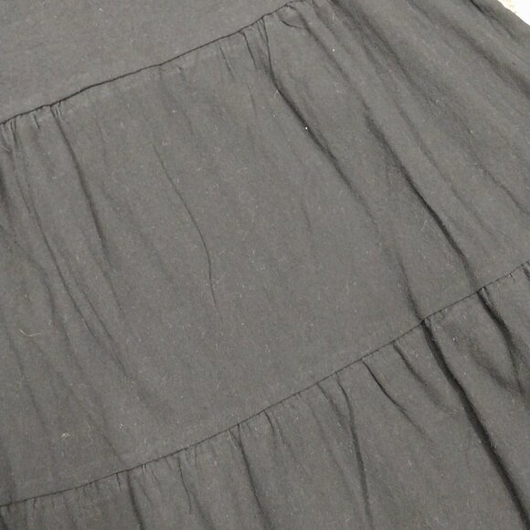 3143 Size Large G Y K Black Tiered Dress. - Picture 2 of 5